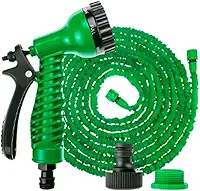 Mangueira Mágica Retrátil Flexível 7 a 30m Elástica Nylon Metal