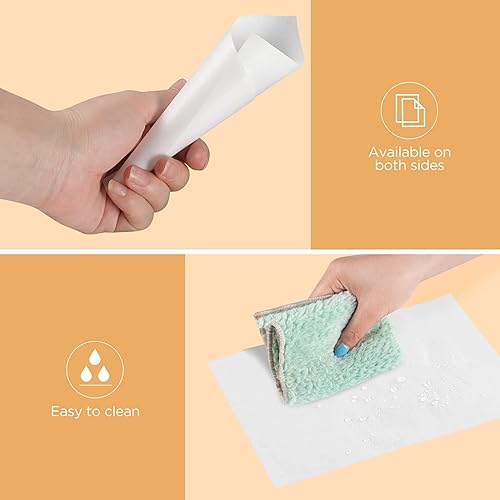 Miniatura 2 de 50 piezas de papel de liberación de pintura de diamante, 5.9 x 3.9in, papel de liberación de silicona antiadherente de doble cara, accesorios de