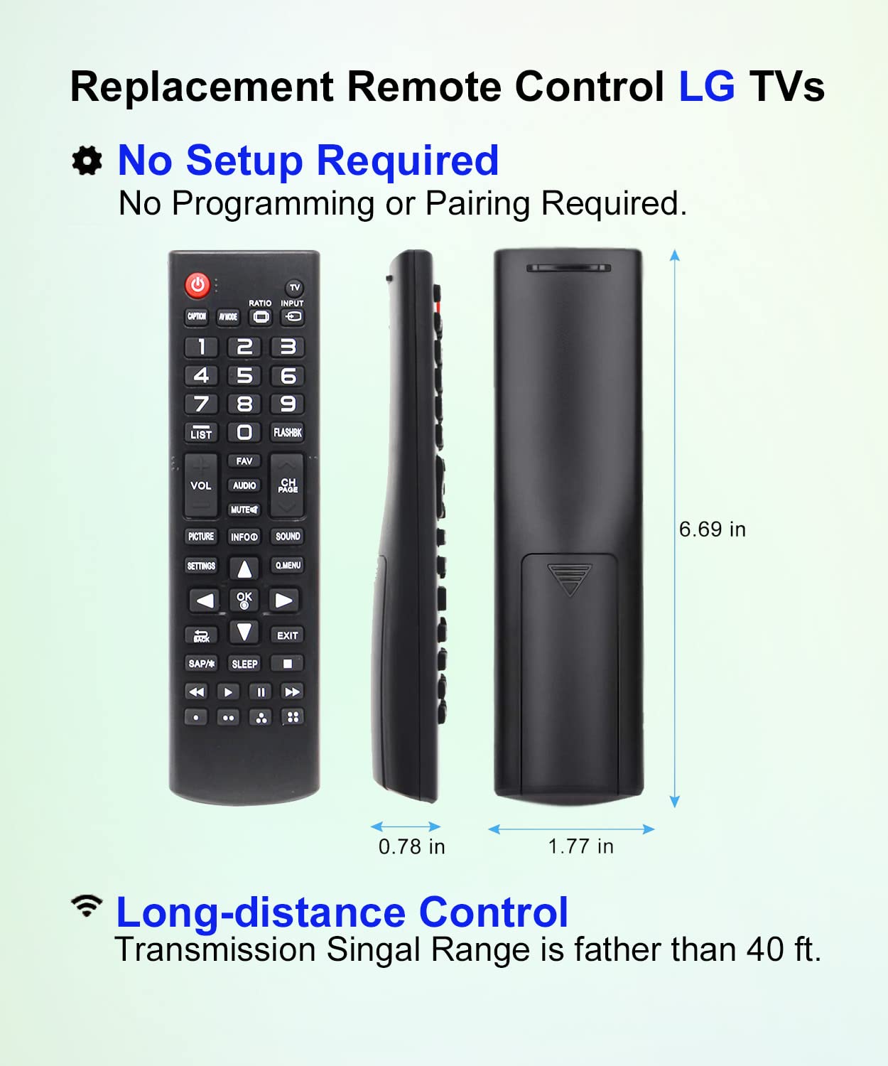 Buy AKB76037605 Replace Remote Control for LG TV Online at Low Prices in India