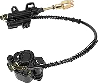 Vista 2 de FVRITO Conjunto de calibrar cilindro maestro del freno trasero para 50 cc, 70 cc, 90 cc, 110 cc, 125 cc Taotao Boulder B1 Coolster 3050HD 3050C