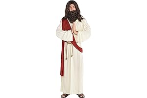 Amscan Mens Jesus Costume Set for Adults - Standard White