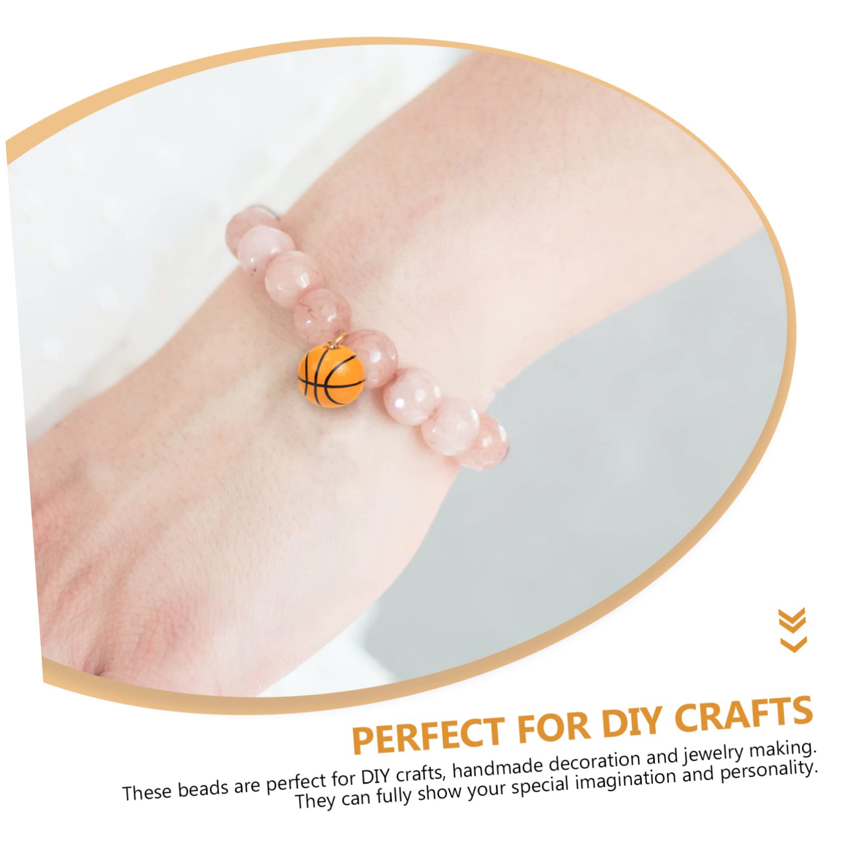 Lurrose 200pezzi Perline Di Legno Diy Stile Basket Perline Colorate Per Creazioni Di Gioielli Materiale Naturale Per Decorazioni e Progetti Artigianali