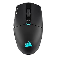 Corsair KATAR ELITE WIRELESS Mouse Gaming - Peso Piuma, Sensore Ottico MARKSMAN 26.000 DPI