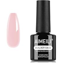 AIMEILI Builder Base Nail Gel Polish 8ml for Nail Extensions, Hema Free, Cruelty Free, Vegan, Nail Enhancement Building Gel for Natural Nails, Beginner & DIY Salon Manicure - BD1384
