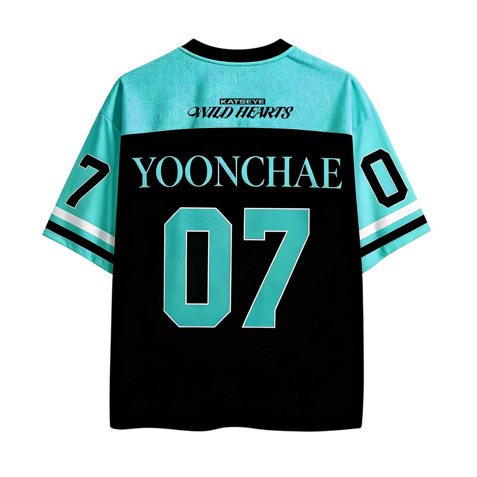 Katseye Tshirt The Wildworld Tour Jersey V-Neck Tee Concert Streetwear Tops
