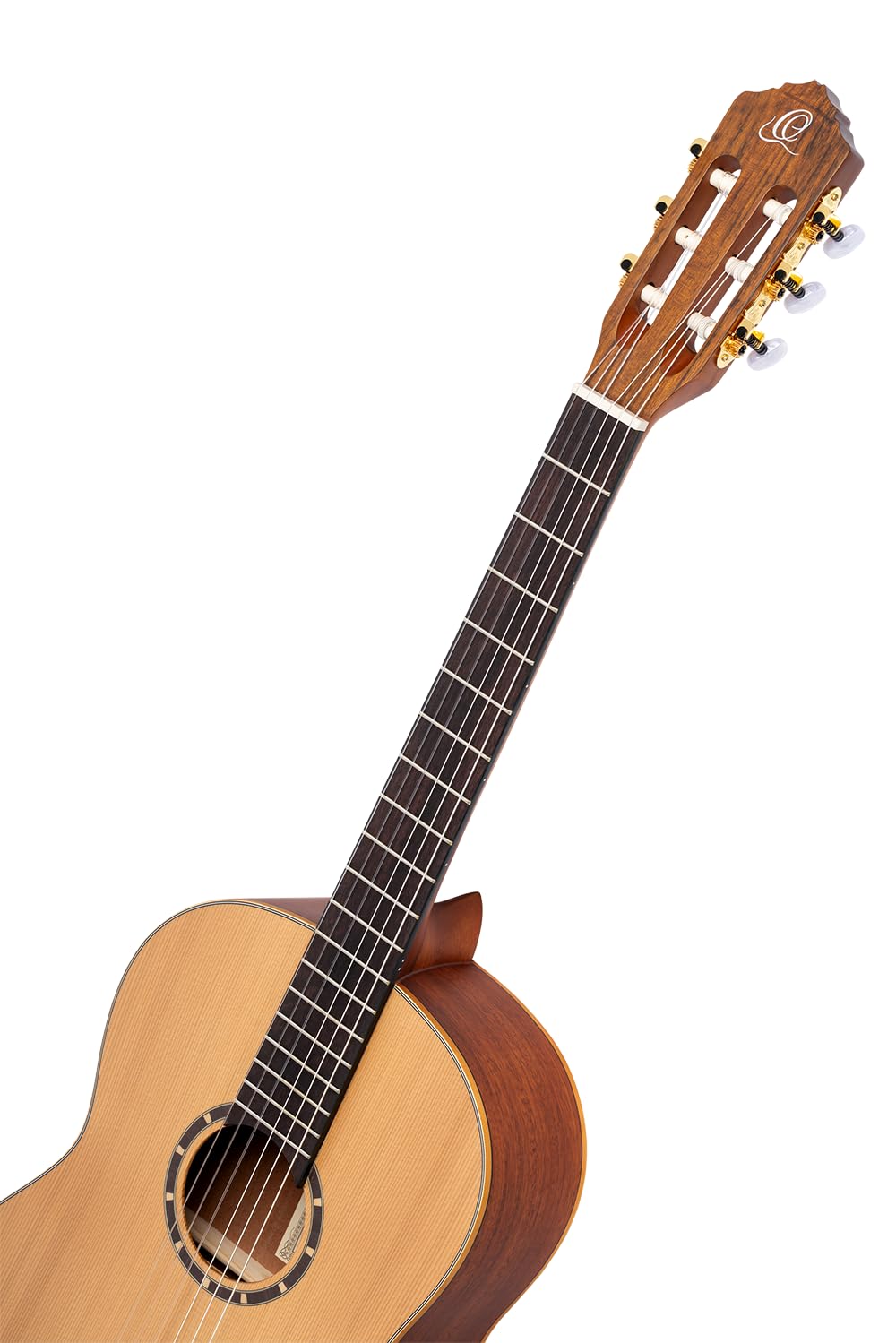Ortega Guitars Konzert Gitarre Linkshänder – 4/4, Slim Neck – Family Series Pro – Inklusive Gig Bag – Massive Kanadische Rotzeder, Mahagoni, Natur (R131SN-L) | 4/4 Nylonsaitengitarre, massive kanadische Rotzederndecke und Mahagoni-Korpus Satin-Finish, sli
