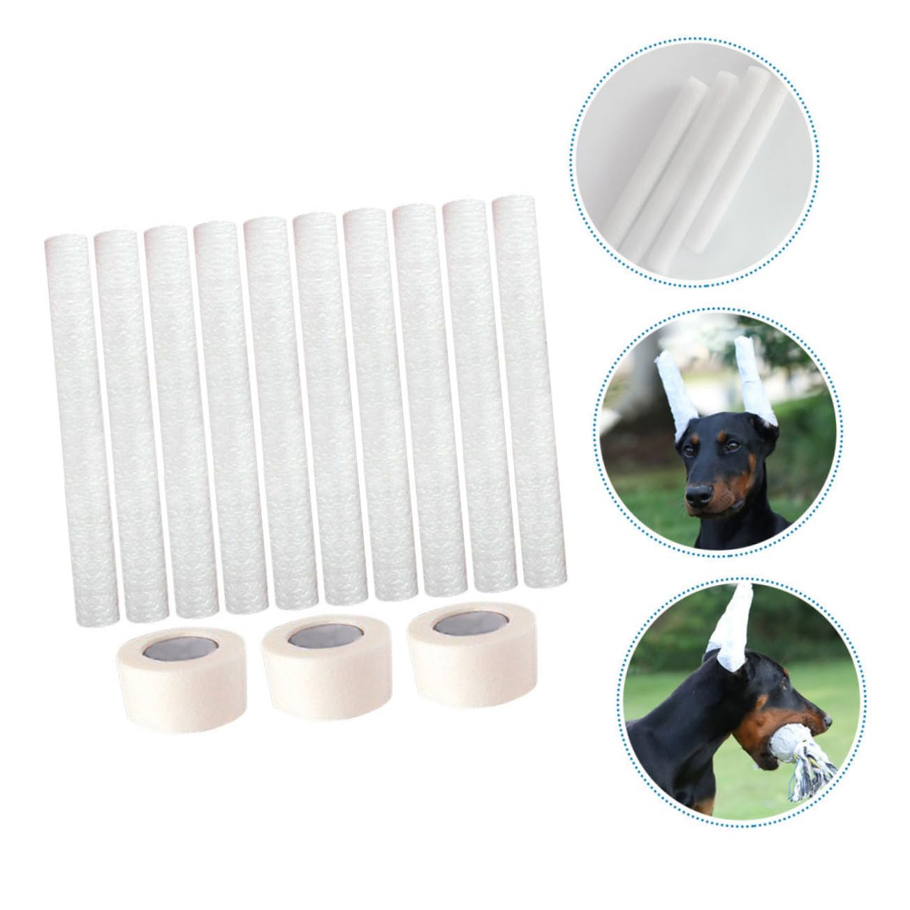 GRIRIW Dog Ear Stand Rods with Adhesive Tape - Image 2