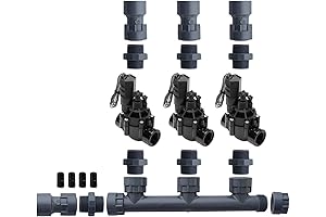 1" Sprinkler Manifold 3 Valve Drip Irrigation System