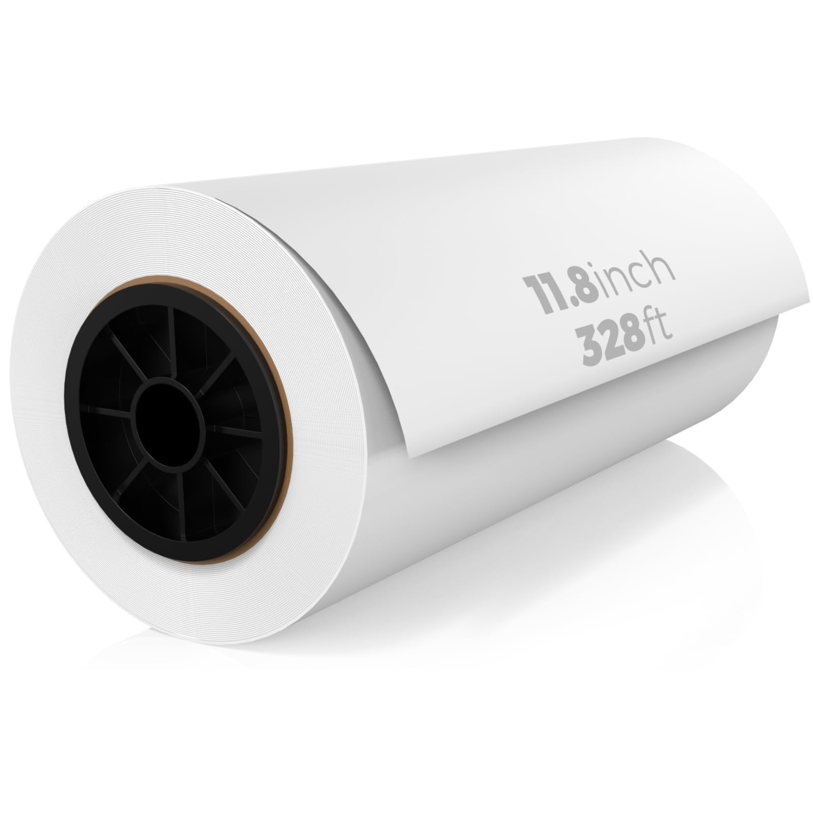 DTF Transfer Film Roll 11.8" x 328ft - A3 DTF Film Roll, Printable Heat Press Transfer Paper for All Inkjet DTF Printers,Hot & Cold Peel DTF Paper Roll, Upgraded DTF Film Fabric