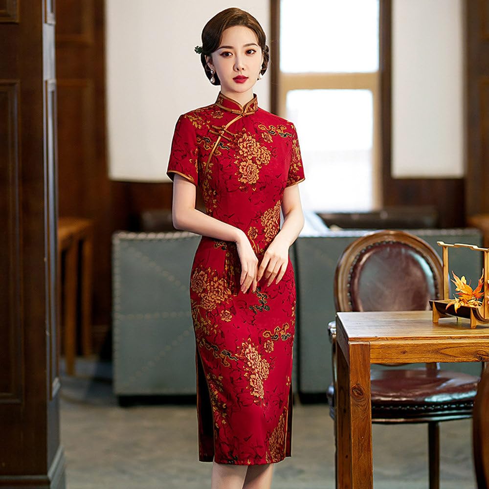 SWEPER Womens Chinese Dress