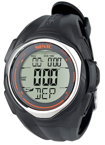 SEAC Partner, Wrist-Mount Freediving Computer, Black, one Size