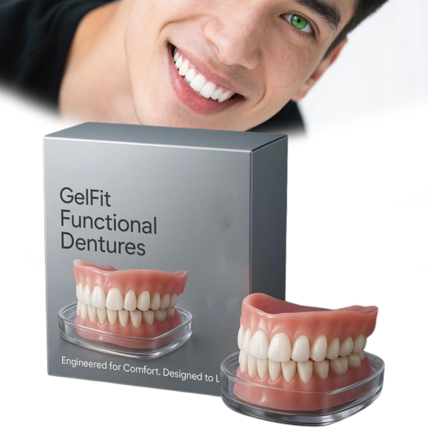 Amazon.co.jp: ワンタッチ付け歯、Functional Dentures、入れ歯修正