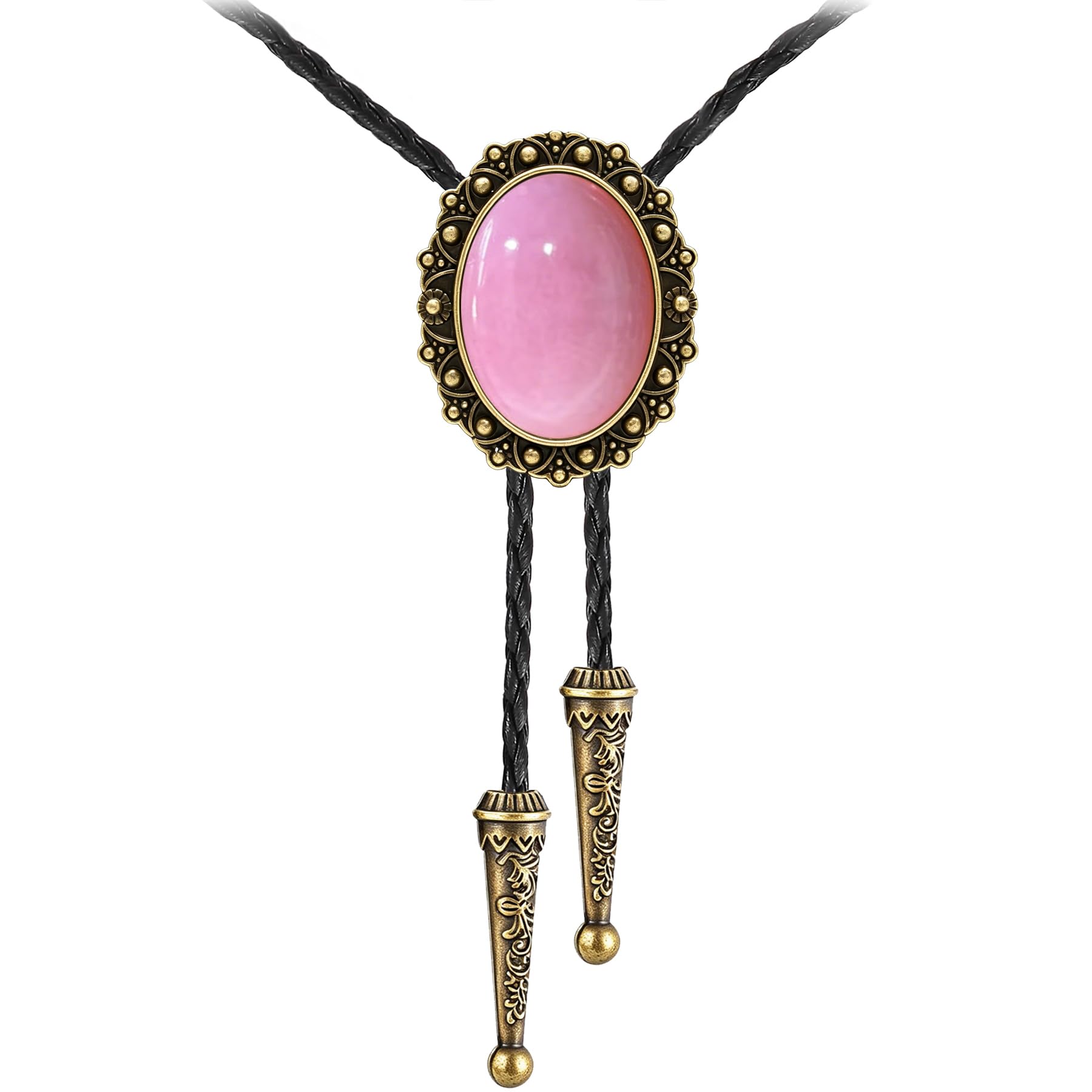 Jeilwiy Bolo Tie for Men Cowboy Ties Western Bolo Tie Necklace for Women
