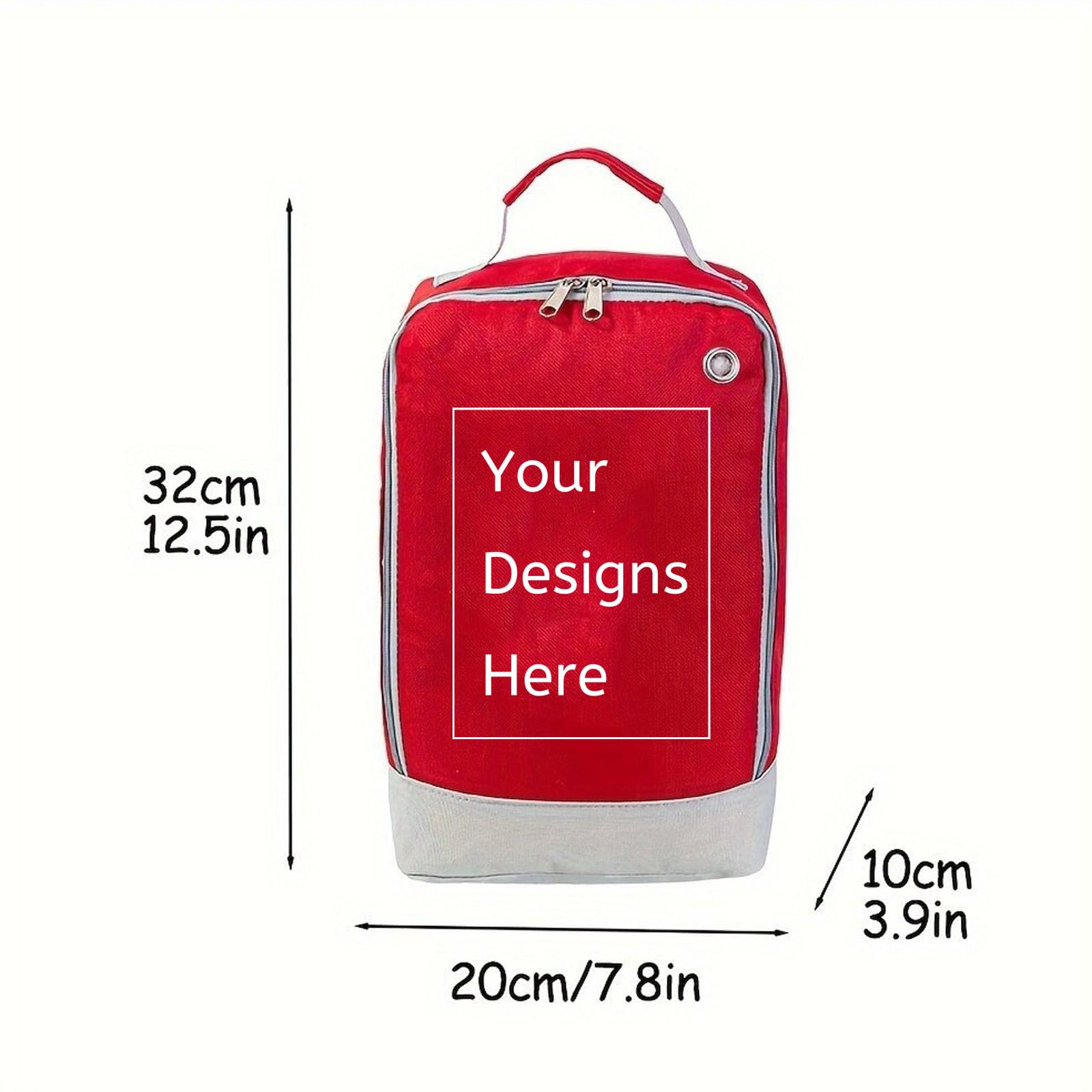 Bolsa impermeable para botas personalizada 32x10x20 cm almacenamiento calzado deportivo