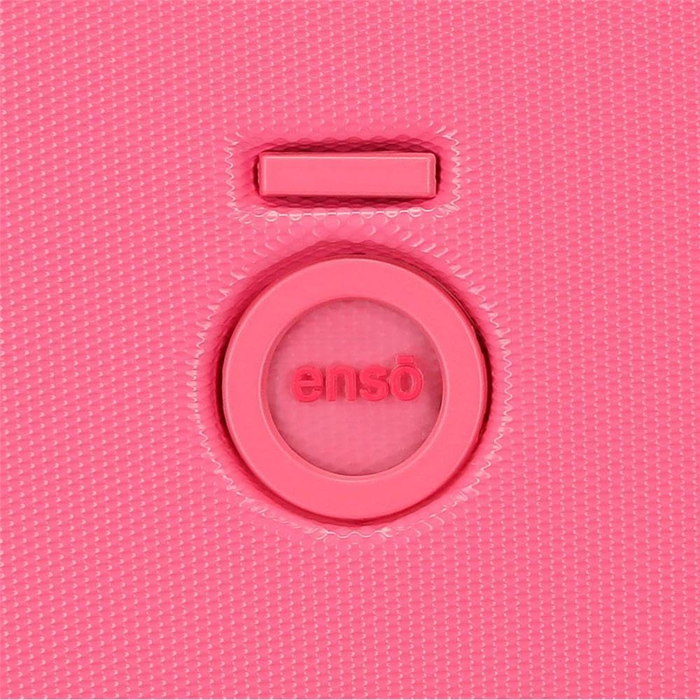 Enso Annie, Maleta de Cabina, Equipaje, Interior con Dos Compartimentos, Fabricada en ABS Material Resistente y Ligero, 4 Ruedas giratorias Cierre de combinación Lateral, De Joumma Bags