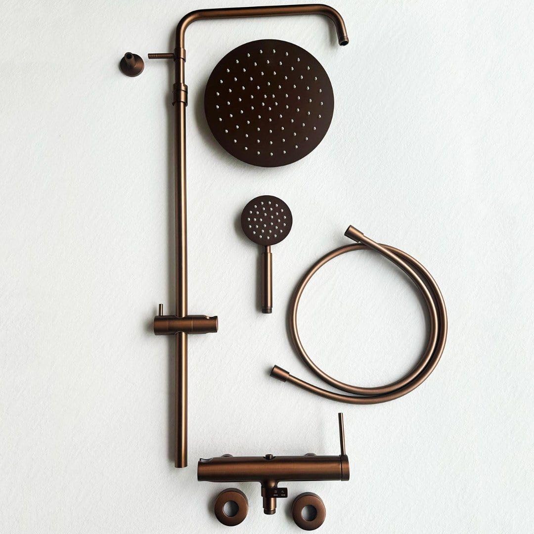 Essebagno Lollipop II colonne de douche mécanique cuivre brossé 250