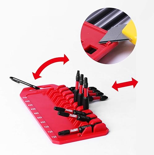 Miniatura 3 de Juego de brocas de impacto con clip, 10 piezas, 2 Phillips, 2 pulgadas de longitud, resistencia industrial, vástago hexagonal de 14 pulgadas