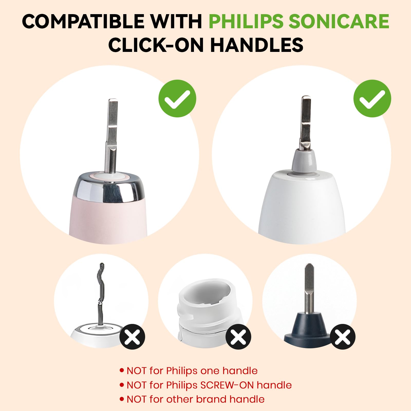 Cabezales de repuesto para cepillo de dientes eléctrico de bambú compatibles con Philips Sonicare con cerdas infundidas de carbón