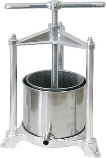 Mondo Viro Presse-papiers pour agrumes, raisins, noix et autres en acier inoxydable (3,5 litres)