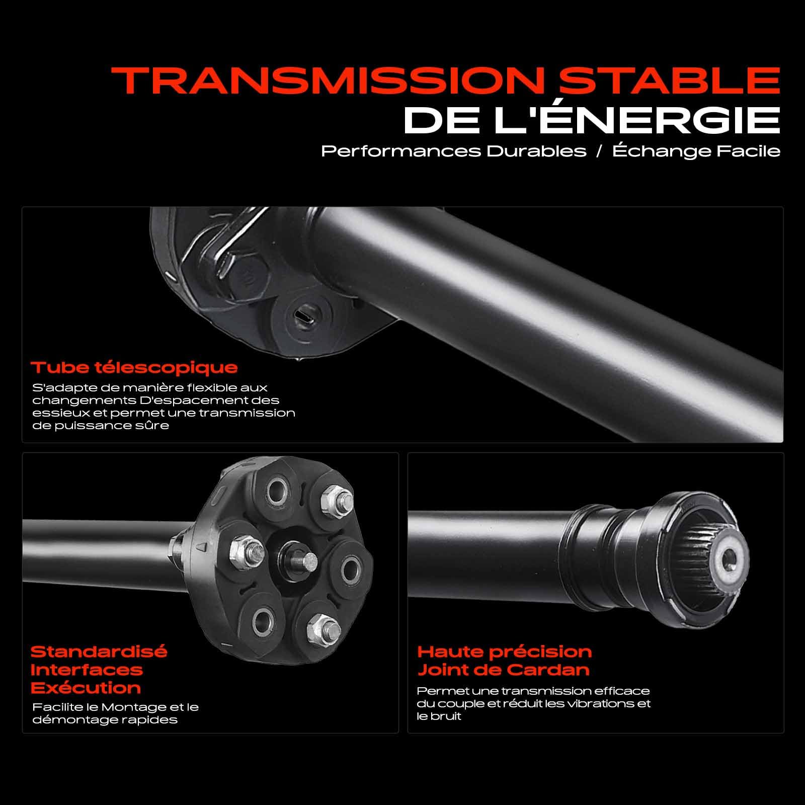Frankberg Arbre de transmission, arbre de cardan 774MM Avant 26 20 1 229 | Compatible avec: X5 E53