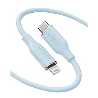 Anker Powerline III Flow, Cavo USB-C-Lightning per iPhone 12 PRO Max/12/11 PRO/X/XS/XR/8 Plus