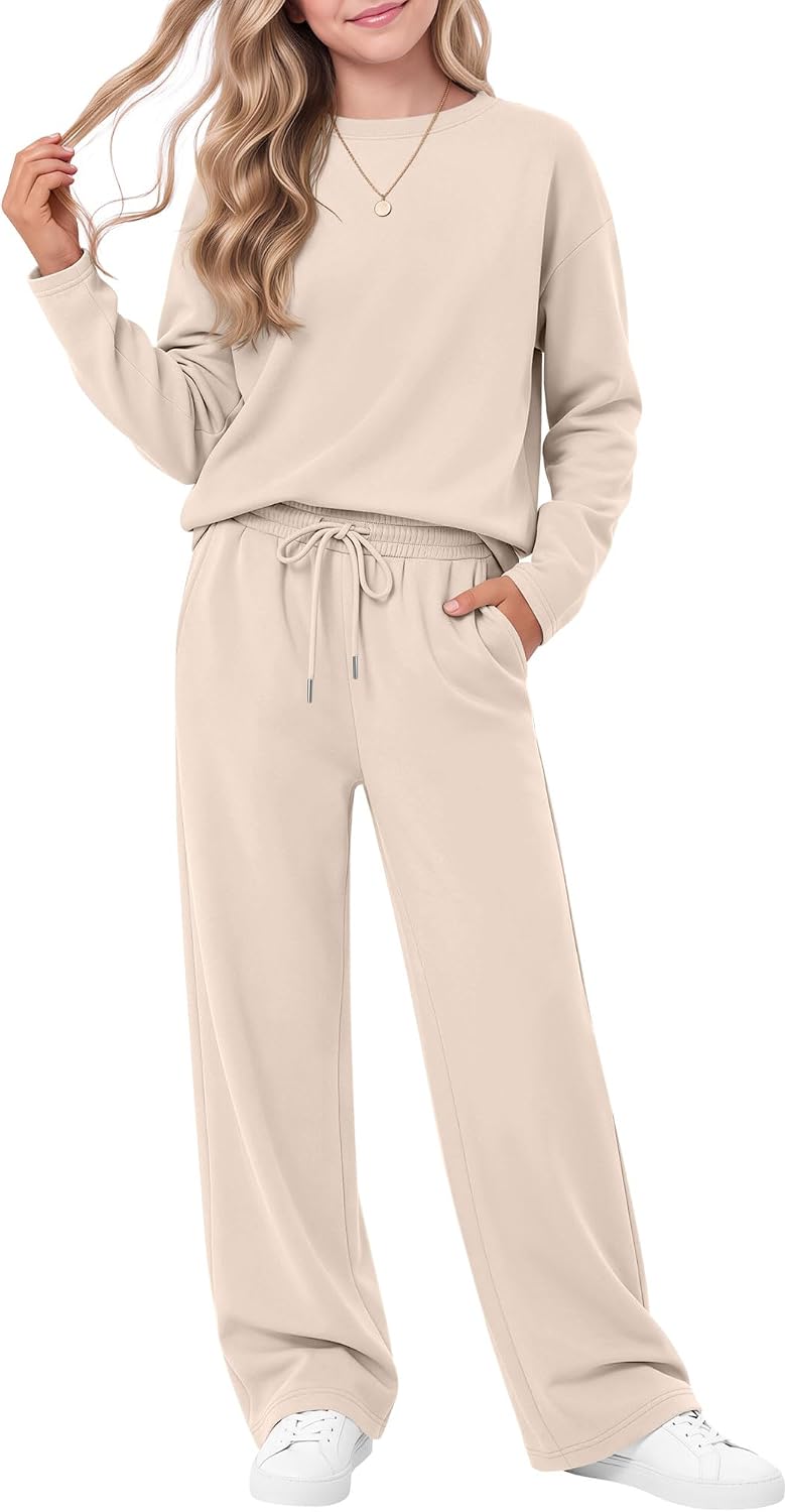 Girls Sweatsuit 2 Piece Fall Outfit