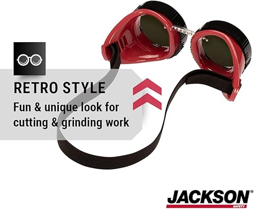 Miniatura 9 de Jackson Safety Gafas de seguridad retro de la serie WS  Protección ocular de soldadura y corte para hombres y mujeres  Ventilación indirecta, se