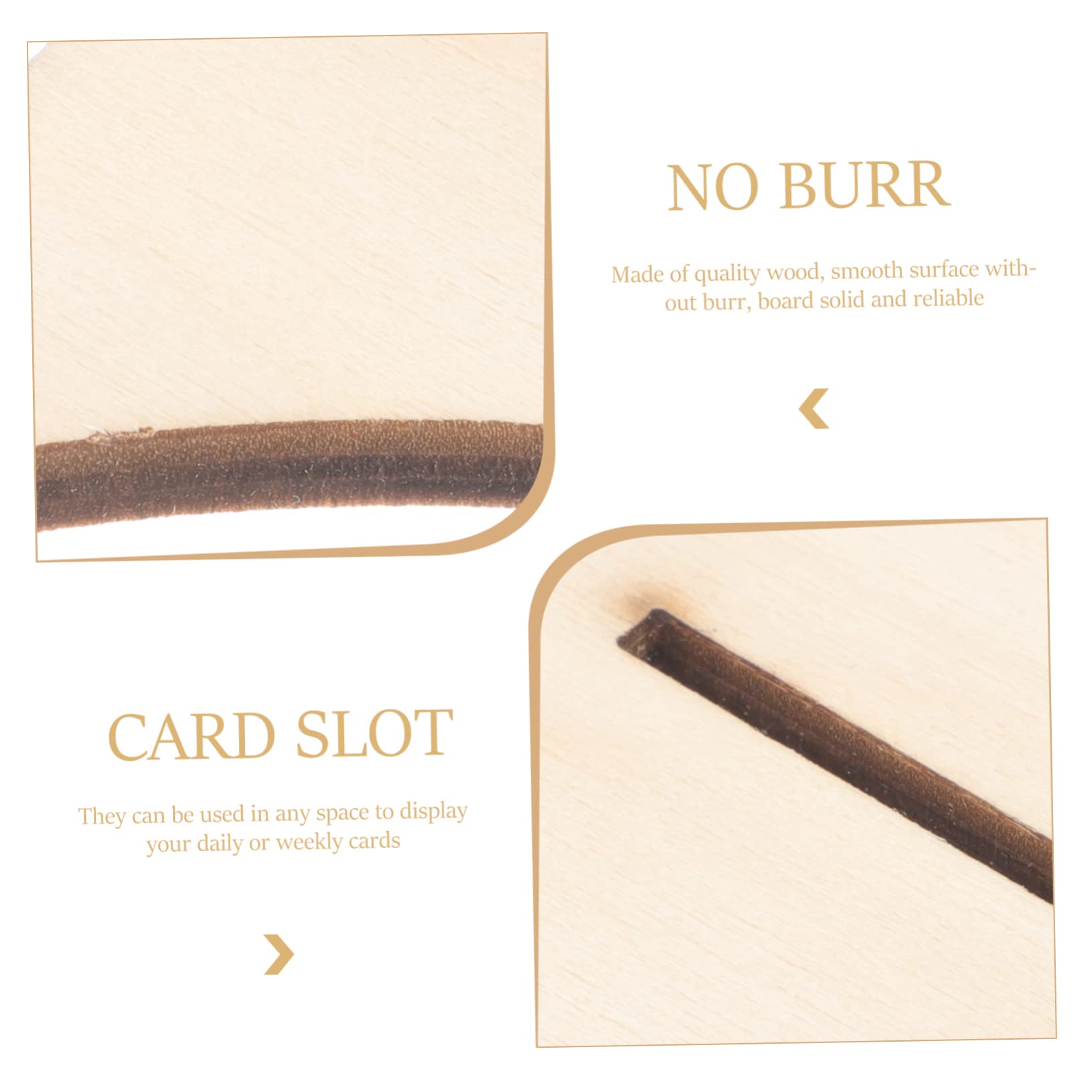 Cabilock 5 Juegos titular de la tarjeta del tarot suministros para juegos de tarot organizador de cartas de tarot de mesa Decoración altar bruja Accesorio adivinación madera tarot de madera