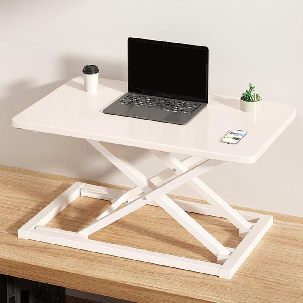 MYUYEE Ergonomic Standing Desk Converter, Laptop Stand For Desk, Adjustable Height, Tabletop Computer Sit Stand Workstations