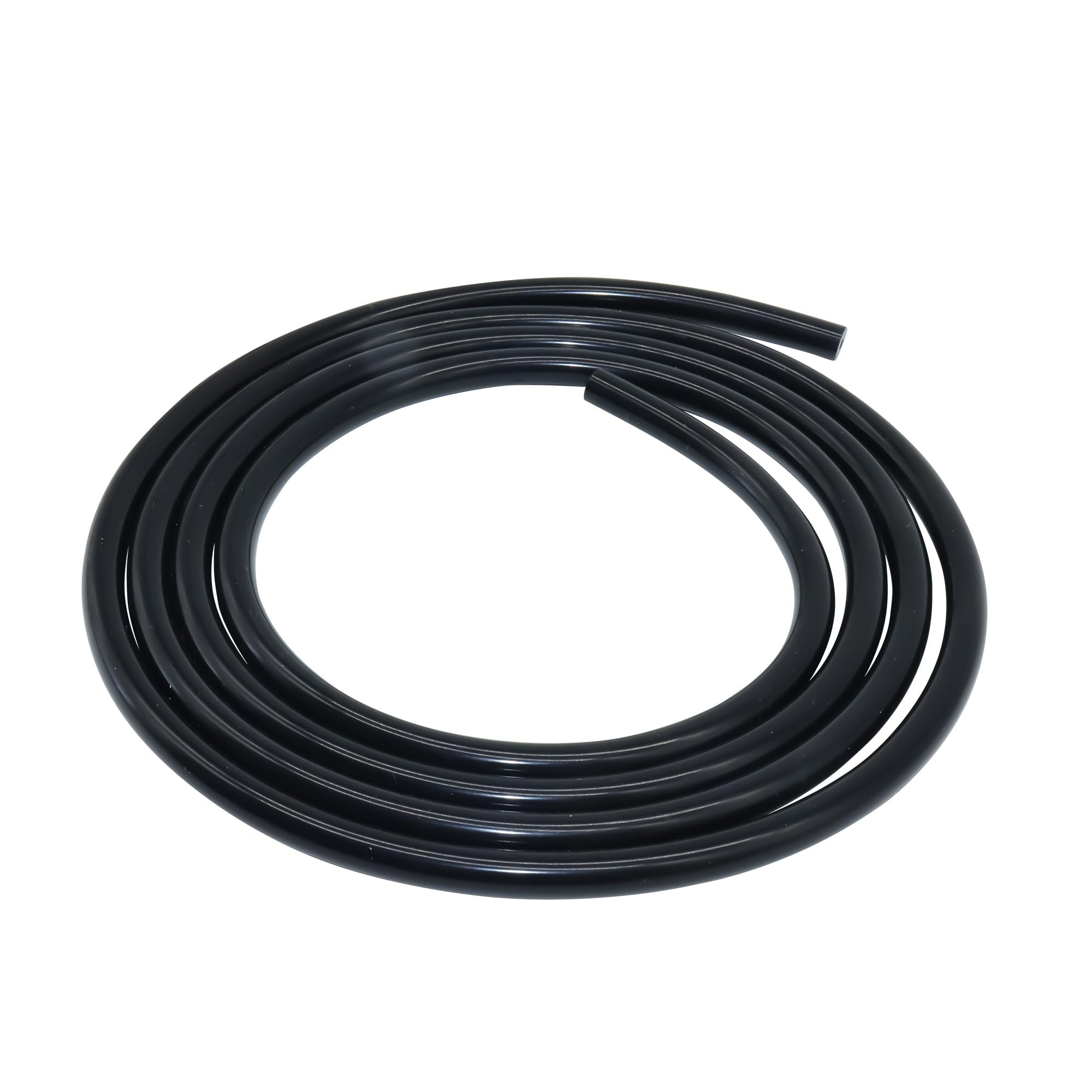 LAVMHAB Vacuum Silicone Tube 3mm ID 9mm OD 3mm Wall Thickness 3 Meters (9.8FT), Silicone Tubing Vacuum Hose for Air Water Transfer (Black)