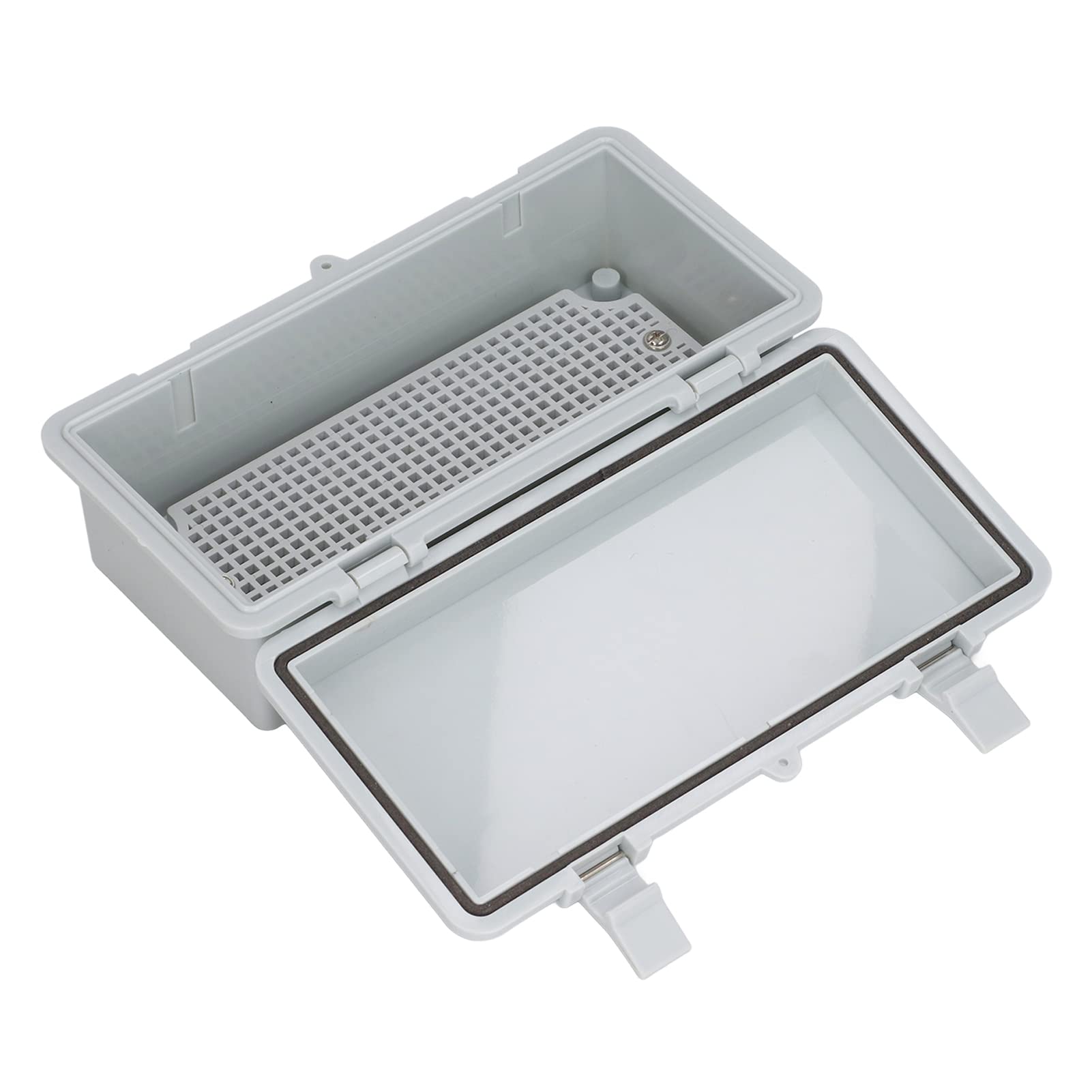 Scatola di Giunzione Resistente All'acqua 200 X 100 X 70 Mm, Custodia Elettrica per Progetti Fai Te All'aperto, Custodia di Alimentazione ABS IP67 con Resistenza Agli Urti e