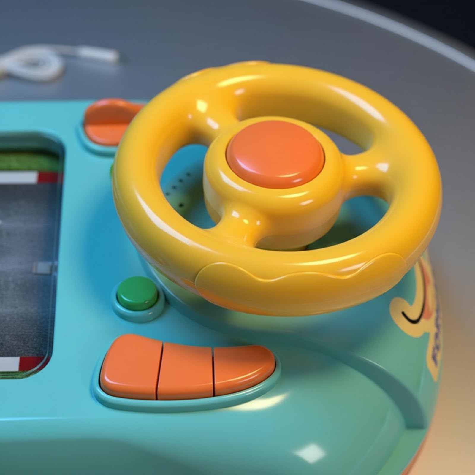 Macchina da Gioco per Gare Tavolo con Ventose Console da Gioco Tavolo con Pista Compatto per Area Giochi
