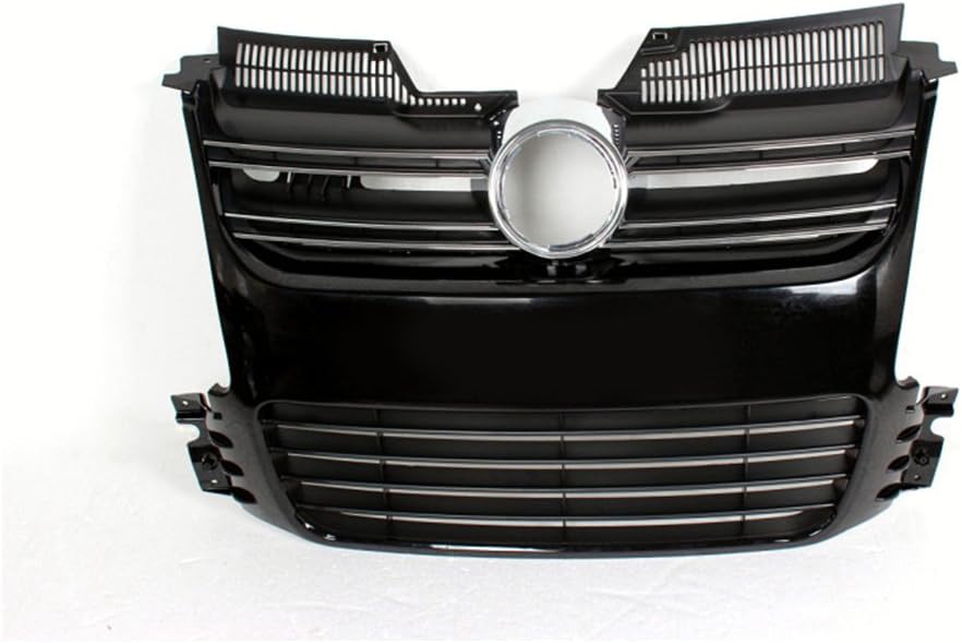 Front Grille Insert Cover Cover License Plate fits Volkswagen VW Golf 5 V MK5 R32 Bumper 2005-2009 (Front Grill)