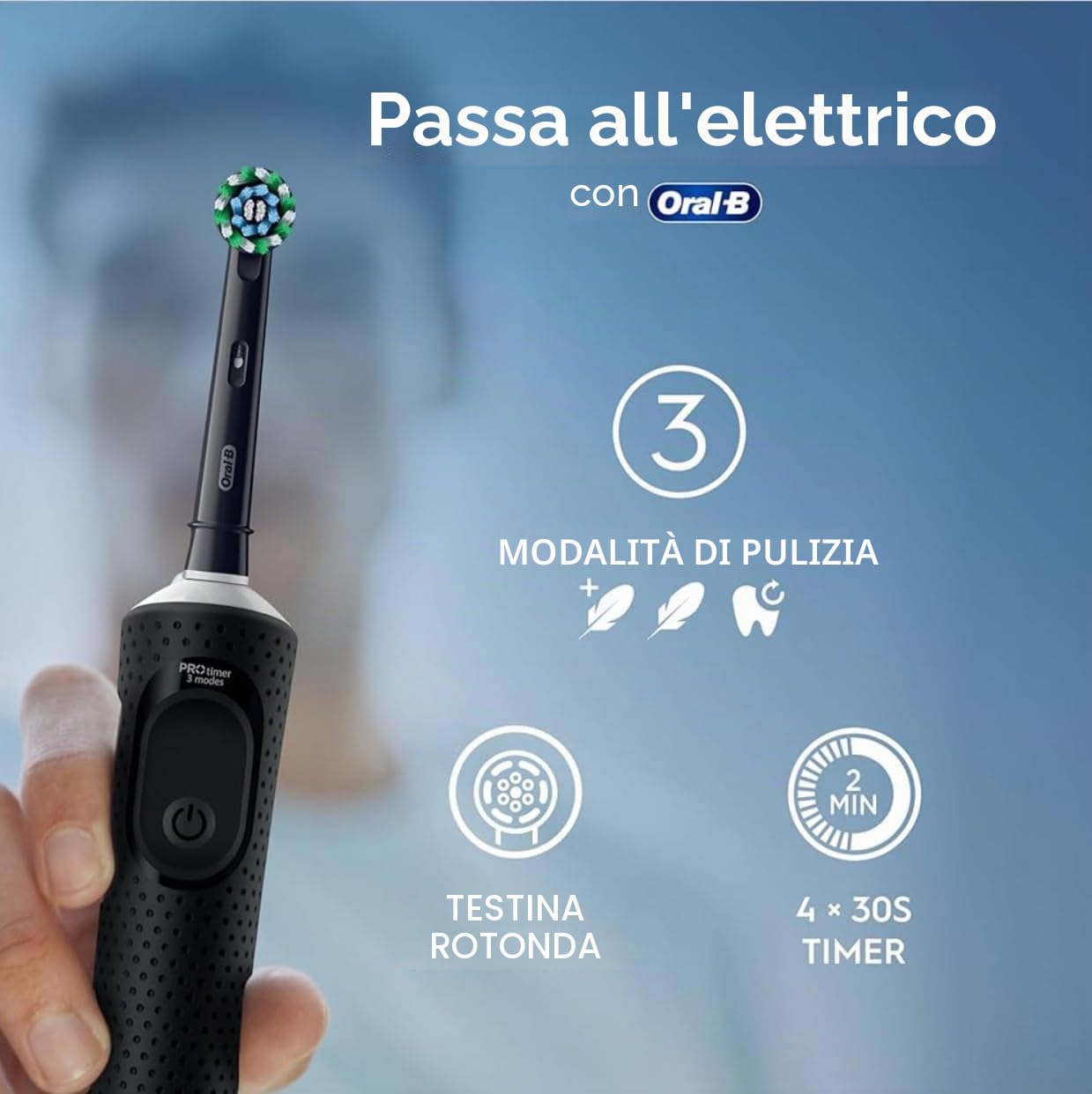 VITALITY PRO NEGRO cepillo eléctrico 1 u