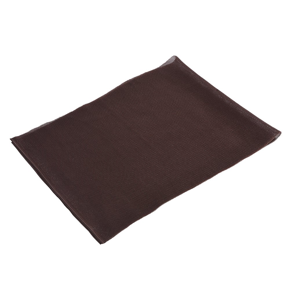 Speaker Mesh Cloth Brown Cover for Large Sound Box 1.4m x 0.5m Polyester Anti Dust Speaker Cover with Soft Texture Lightweight (Brown)