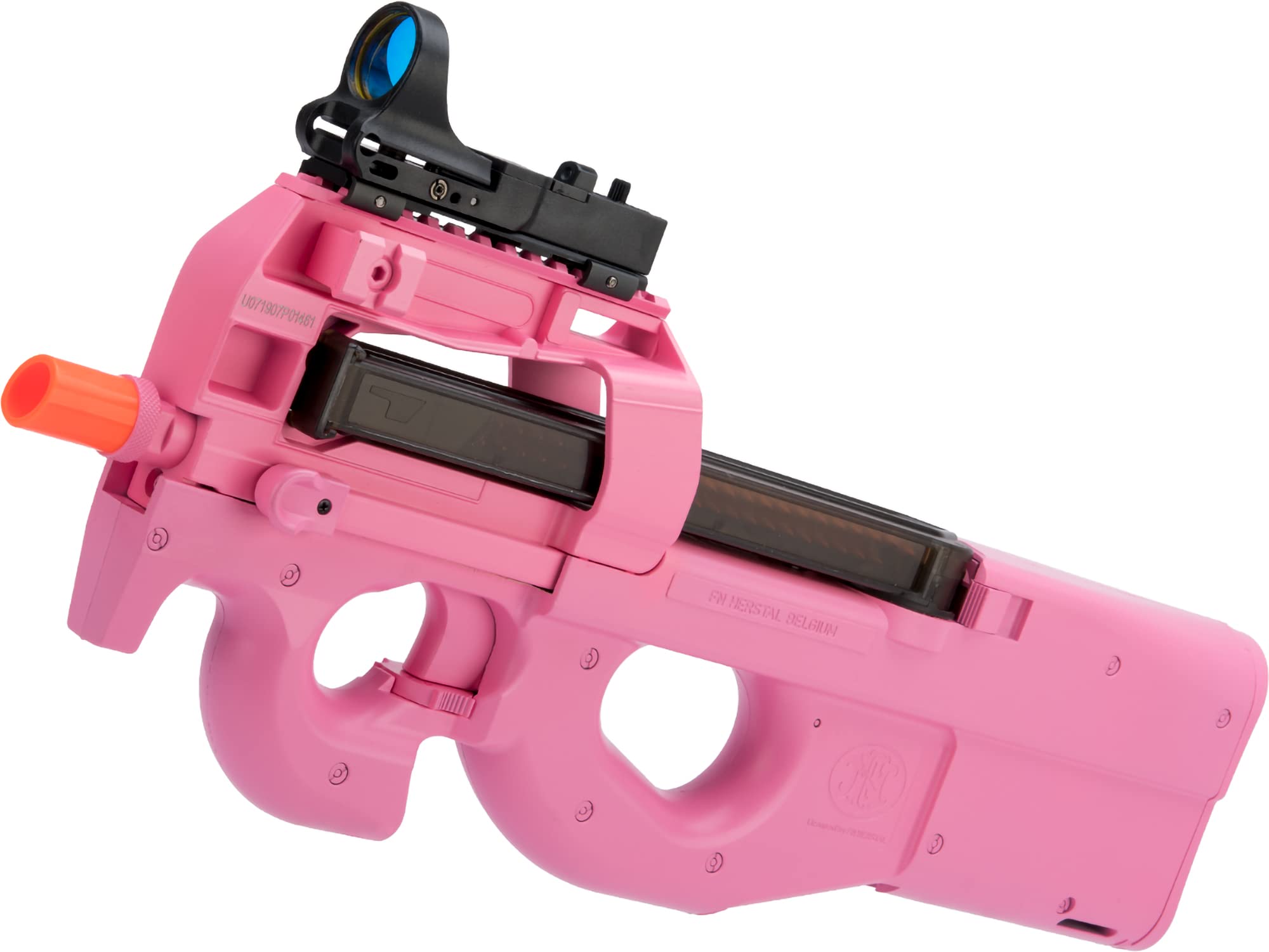 Evike Airsoft - FN Herstal Licensed P90 Full Size Metal Gearbox Airsoft AEG (Color: Pink/Gun Only)