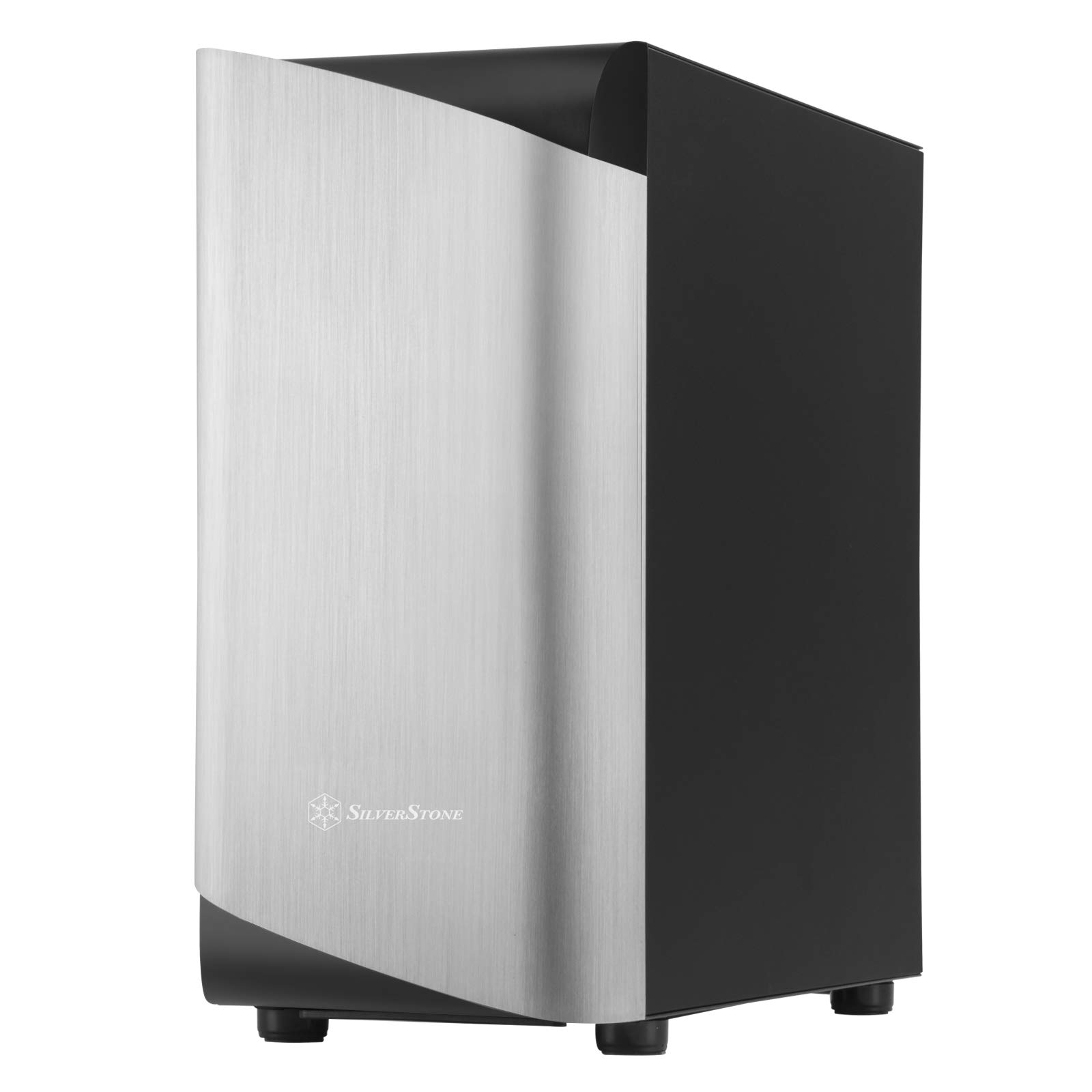 CAJA PC SILVERSTONE SST-SEA1SB-G - ATX SETA A1 LATERAL DE VIDRIO TEMPLADO PLATEADO/NEGRO