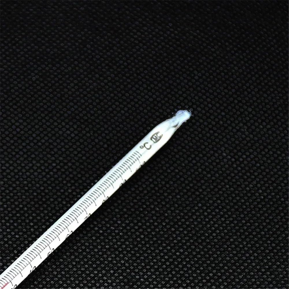 10/PK Laborthermometer, rotes Experimentierthermometer, Laborglasstab, Länge 30 cm, Genauigkeit 1 (C)(-10-110 (C))