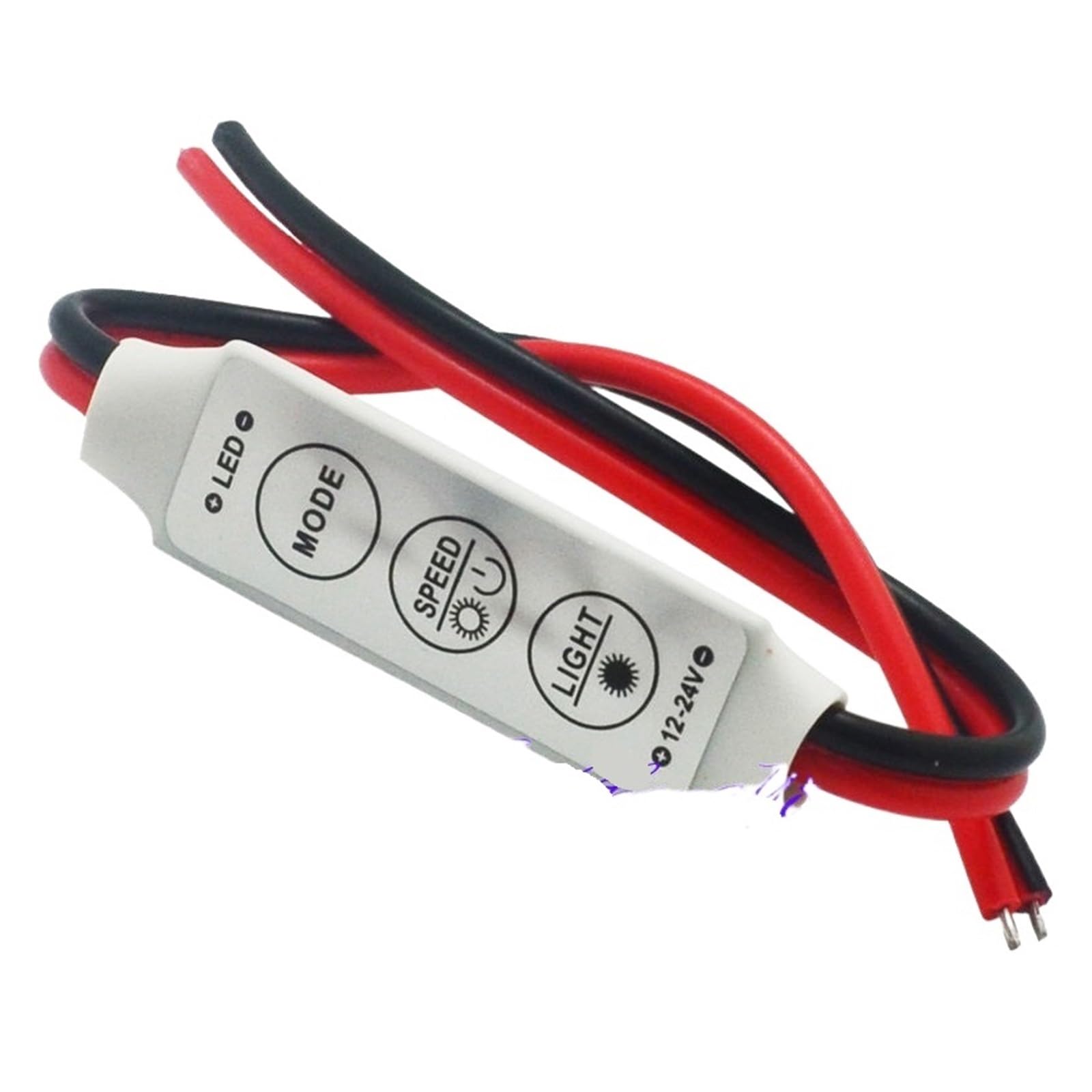 12V-24V Mini 3-Key Monochrome LED Controller Brightness dimmer for 3528 5050 Strip Lights