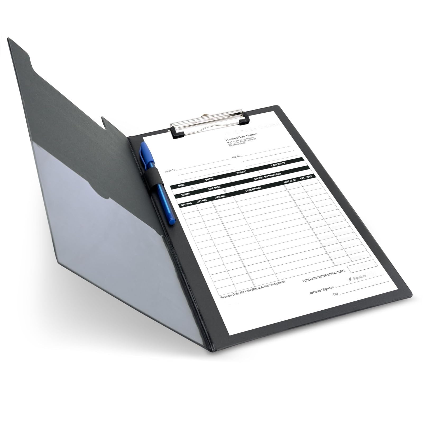 Klemmbrettmappe Portfolio-Aufbewahrung mit Deckel für A4-Schreibblock – 3er-Set für Schule und Büro Organisation