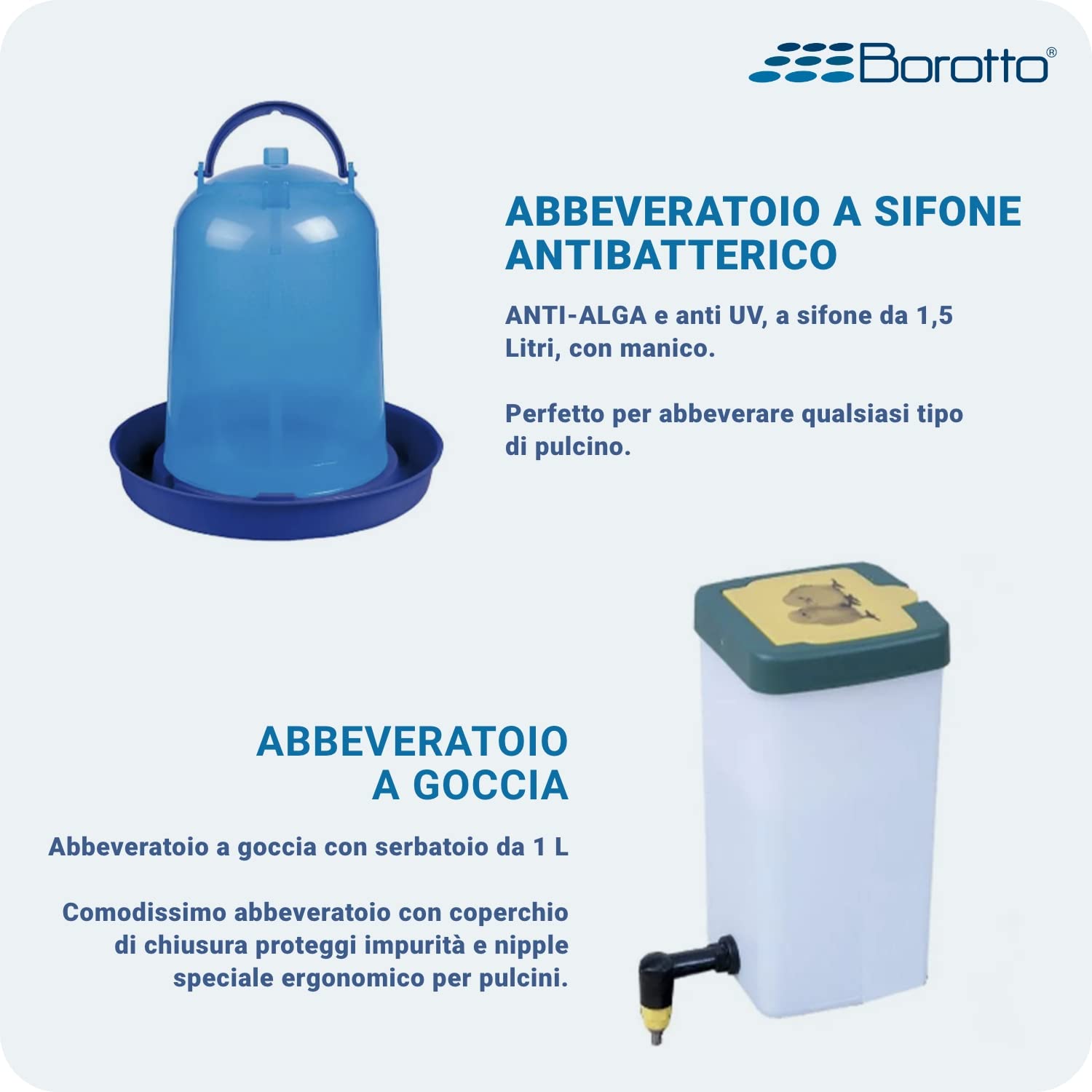 Incubatrice Real 49 Automatica Borotto + Kit Svezzamento | Made in Italy