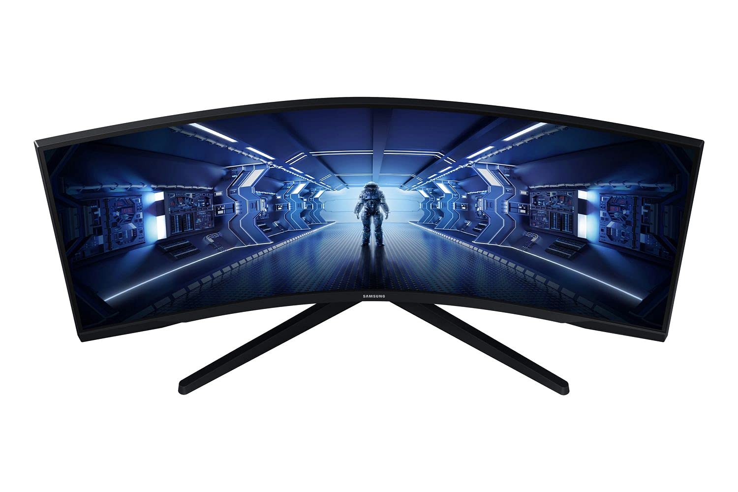 Samsung LC34G55 - Monitor Gaming Curvo de 34" UltraWide QHD, Resolution 3440x1440, 1 ms, 165 Hz, 1000R, FreeSync, LED, VA, 21:9, 3000:1, 250 CD/m2, 178 Grados, HDMI, Color Negro