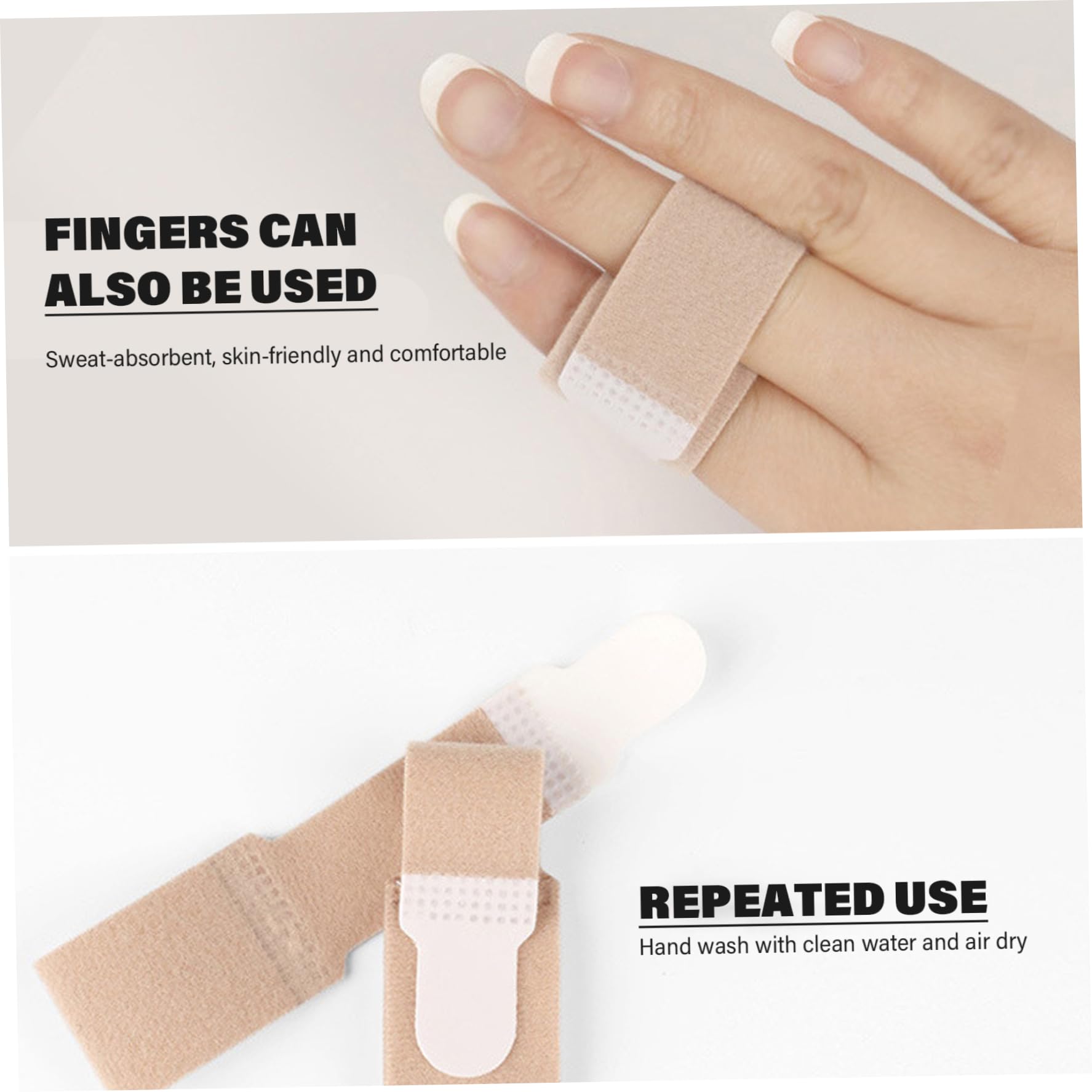 12Pcs Hammer Toe Corrector for Women, Reusable & Adjustable Toe Straightener, Skin-Friendly & Breathable for Feet Finger