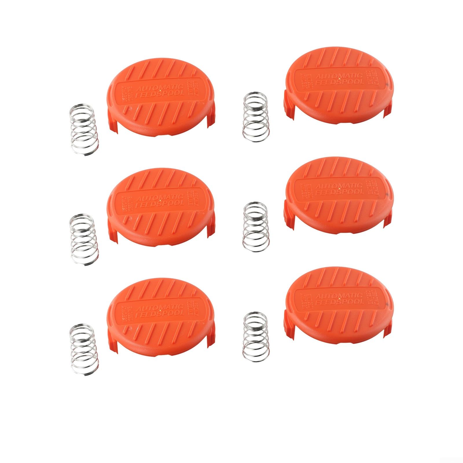 2 Cache-bobines Pour Débroussailleuse Black & Decker Reflex - Installation Sans Outil, ABS Solide - 8