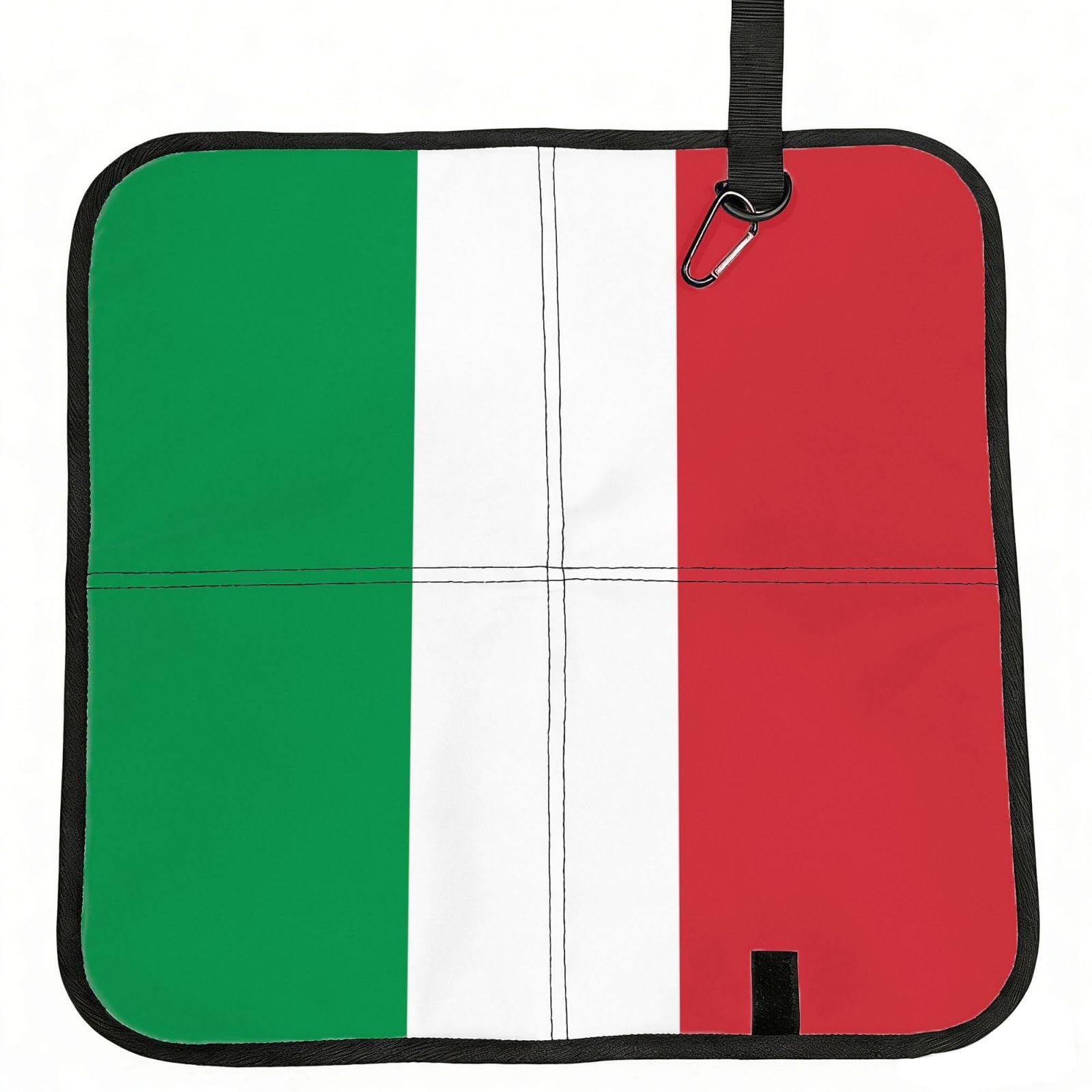 ERCgad Italy Flag Print Foldable Seat Cushion Portable Chair Pad Lightweight Travel Outdoor Office Home