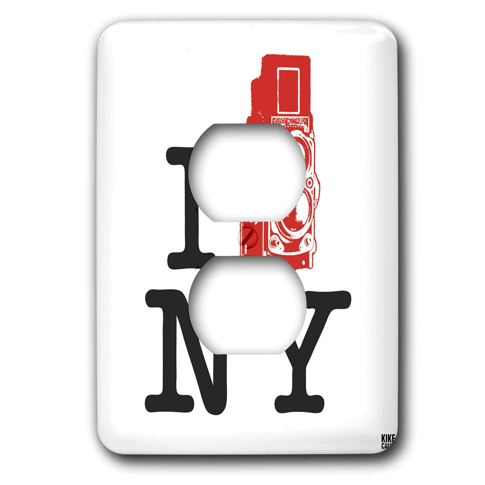 Double prise décorative New York pour sublimer le salon ou le studio d'un photographe