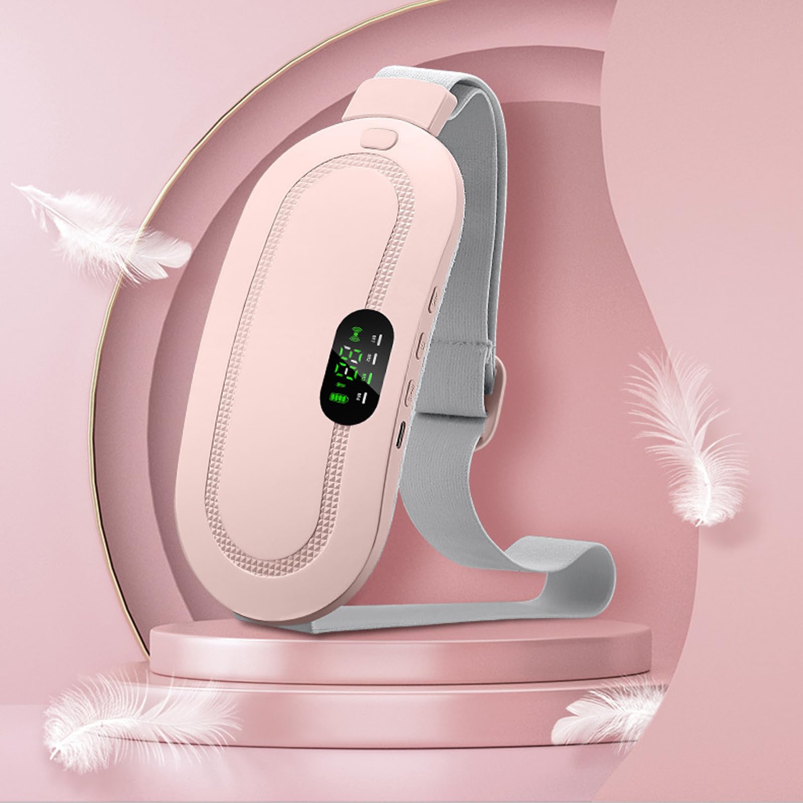 Warmher Smart Menstrual Heating Pad, Versatile Menstrual Heating Pad, Portable Heating Pad for Cramps, Three-Speed Adjustment, Suitable for Multiple