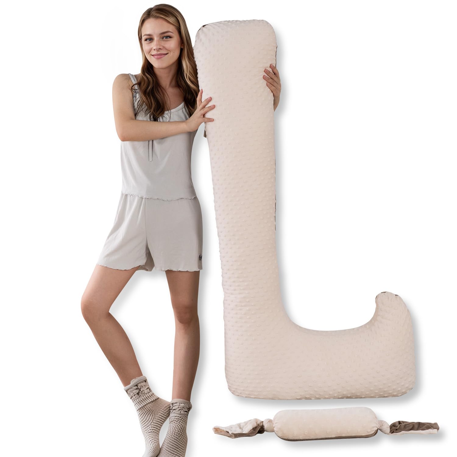 AngQi L-Shaped Pregnancy Pillow - maternity pillows | Mubboo