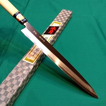 Amazon.co.jp: 水月手打 柳刃包丁 刺身包丁 8寸 240 : ホーム＆キッチン