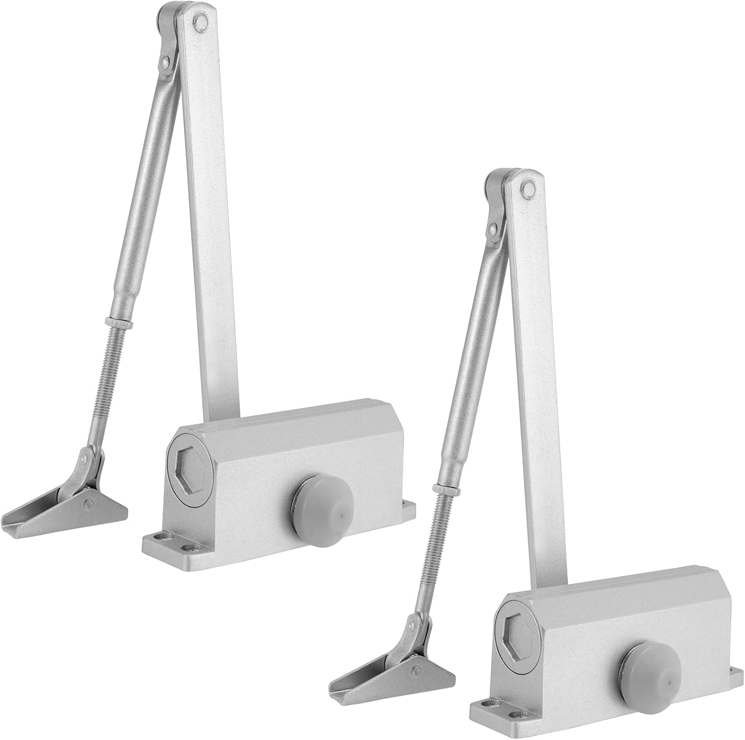 2 Pack Adjustable Automatic Door Closer, Auto Door Closer Cast